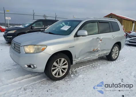 2008 Toyota Highlander Hybrid Limited из США, поврежденный, VIN JTEEW44A382008992